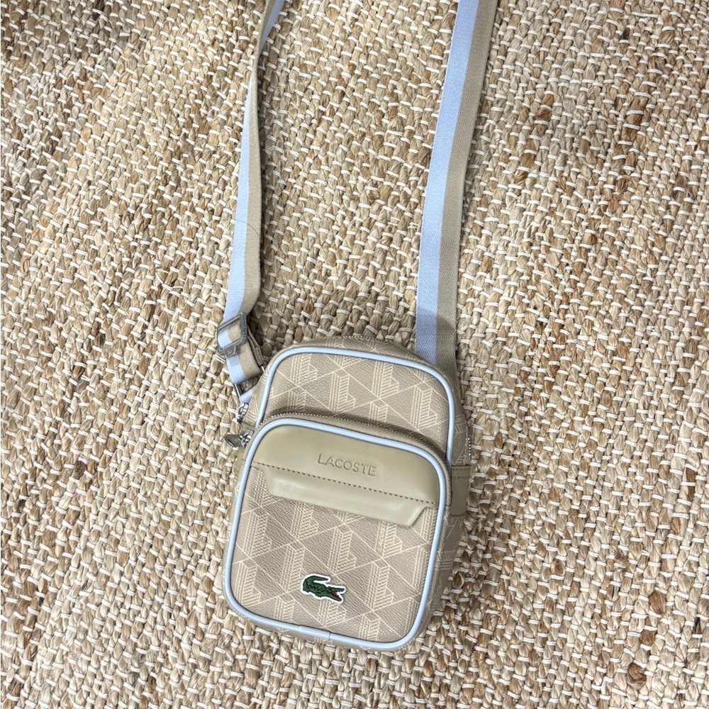 Lacoste Light Tan Crossbody Bag